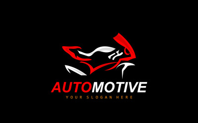 Logotipo da motocicleta MotoSport veículo vetor V21