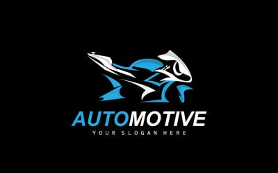 摩托车标志 MotoSport 车辆矢量 V17