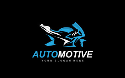 Motorkerékpár logó MotoSport Vehicle Vector V16