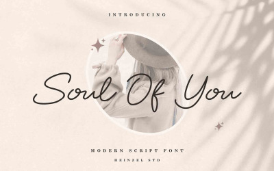 你的灵魂现代脚本字体