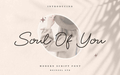Soul Of You Moderní Skript Písmo
