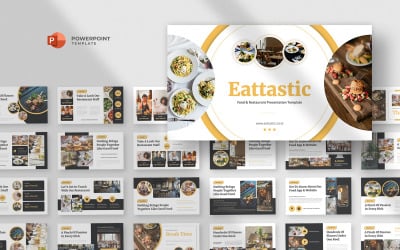 Eattastic - Plantilla de PowerPoint para comida y restaurante