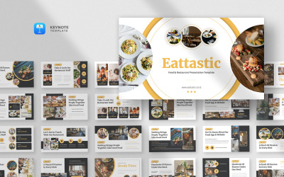 Eattastic - Keynote-sjabloon voor eten en restaurants