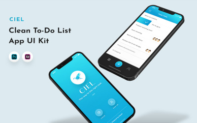 Ciel – Elegáns To-Do App UI Kit