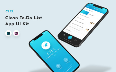 Ciel - Елегантний набір інтерфейсу додатка To-Do