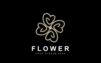 Flower Logo Ornamental Plant Design Plant VectorV1