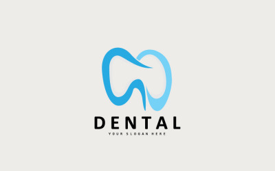 Logo del dente Salute dentale Vector V3