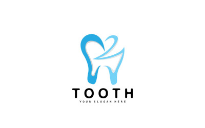 Logo zubu Dental Health Vector V2