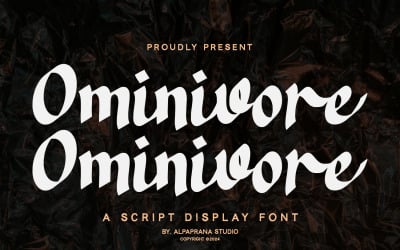 Omnivore - Modern Display Font