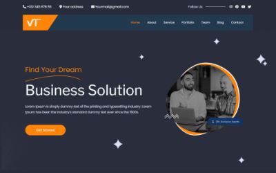 VTech | Corporate Agency HTML-målsidasmall