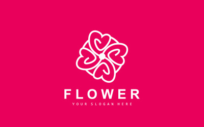 Çiçek Logosu Süs Bitkisi Tasarım Bitki VectorV5