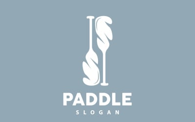 Paddle Logo Boat Design Vector Illustration DesignV13