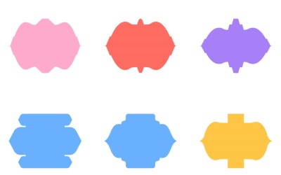 Islamic Frame Design Glyph Horizontal Set 6 - 31