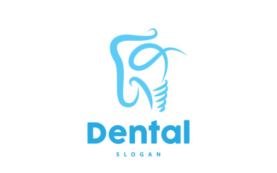 Diş logosu Diş Sağlığı Vektör BakımıV23