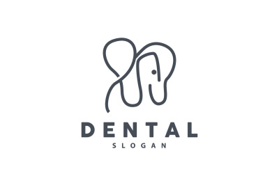 Logo de dent Santé dentaire Vector CareV12