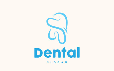 Logo del dente Dental Health Vector CareV13