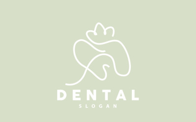 Logo zubů Dental Health Vector CareV5