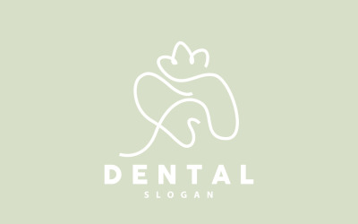 Logotipo do dente Dental Health Vector CareV5