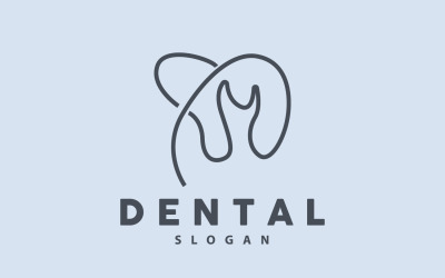 Logotipo do dente Dental Health Vector CareV6