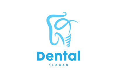 Tandlogotyp Dental Health Vector CareV23