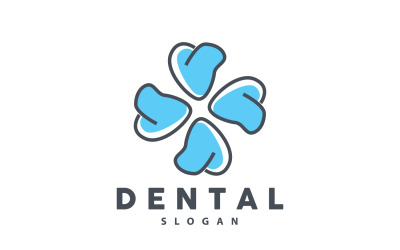 Tooth logo Dental Health Vector CareV7
