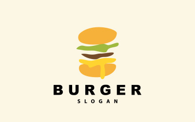 Burger Logo Fast Food Tasarımı HotV4