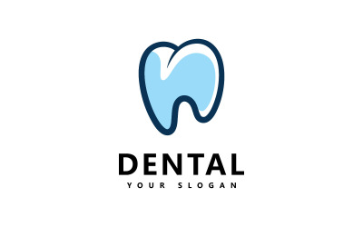 Icono de logotipo dental Diseño Vector V8