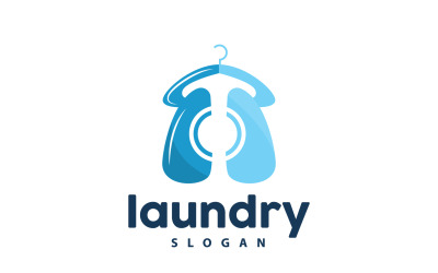 Lavanderia Logo Pulizia Lavaggio Vector LaundryV1