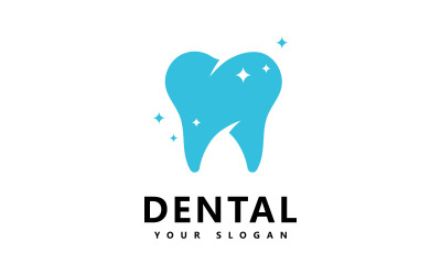 Vector de diseño de icono de logotipo dental V1