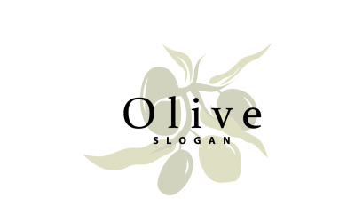 Olijfolie Logo Olive Leaf PlantV12