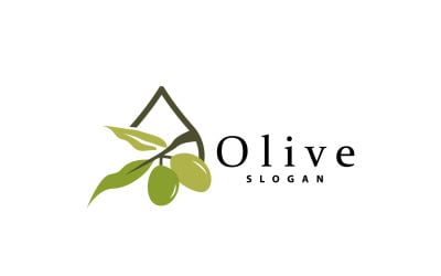 Olívaolaj logó Olive Leaf PlantV20