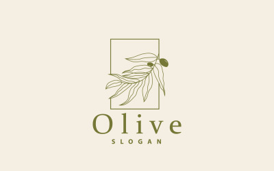 Olive Oil Logo Olive Leaf PlantV27