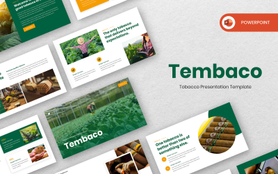 Tembaco - Tabak PowerPoint-sjabloon