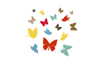 Ilustración con temática de mariposas.