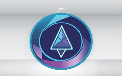 Futurystyczny wektor szablonu logo Ai GPS