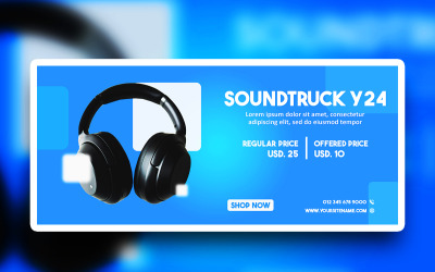 Gadgets Premium Advertisement banner psd design