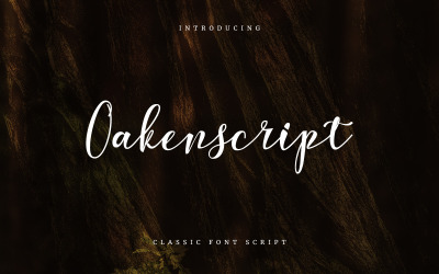 Oakenscript: uno script di caratteri classico