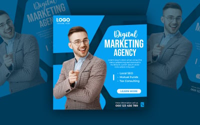 Digital Marketing  Agency  Social  Media Template