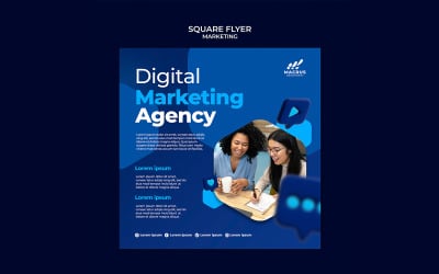 Digital   Marketing  Agency Social Media  Template