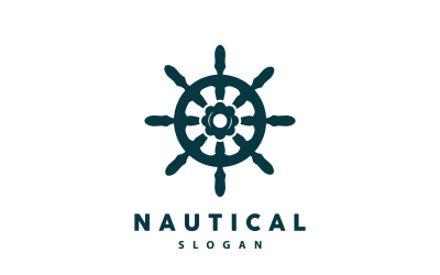 Logotipo De Barco Vector Marítimo Náutico SimpleV3