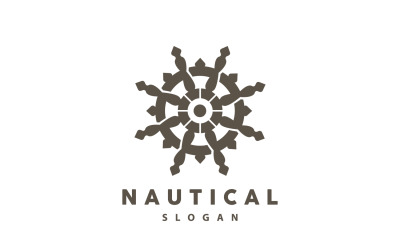Ship Logo Nautical Maritime Vector SimpleV6