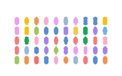 Islamic Vertical Frame Design Glyph Set 50 - 1