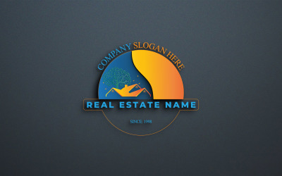 Modèle de logo immobilier-Logo de construction-Création de logo de propriété...18