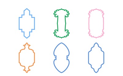 伊斯兰垂直框架设计粗线集 6 - 4