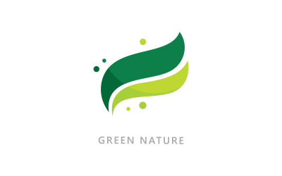 Conceito de logotipo orgânico símbolo da natureza V3