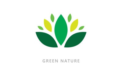 Nature symbol organic logo concept V5