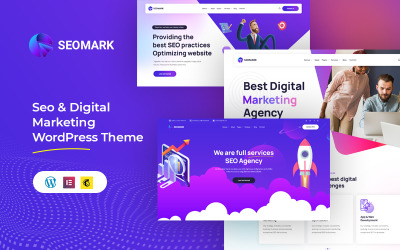Seomark - Tema WordPress de agência de SEO e marketing digital