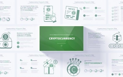 Diapositivas de presentación de PowerPoint sobre criptomonedas
