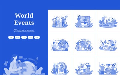 M697_World Events Illustration Pack
