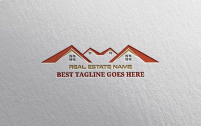 Modèle de logo immobilier-Immobilier...34